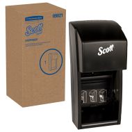 Scott® Vertical Double-Roll Toilet Paper Dispenser - Black