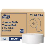 Tork® T22 Jumbo Toilet Tissue - White 2-Ply 12x1000'