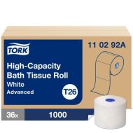 Tork® T26 Advanced High Capacity Toilet Paper - White 2-Ply 36x1000 Sheets