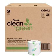 Swish Clean & Green® Bath Tissue - White 2-Ply 48x500 Sheets