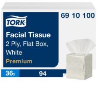Tork® Cube Box Premium Facial Tissue - White 2-Ply 36x94 Sheets