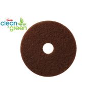 Swish Clean & Green® Strip Floor Pad - Brown 13"