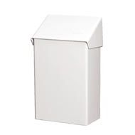  Surface Mounted Sanitary Napkin Disposal - White Steel 6L