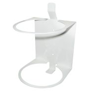 Wall-Mounted Wipes Canister Holder - White