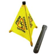 Pop Up Safety Cone - Yellow Multilingual 30"