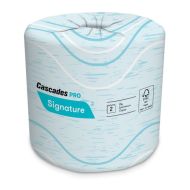 Cascades PRO Signature® Standard Bath Tissue - White 2-Ply 48x400 Sheets
