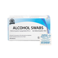 Wasip Alcohol Swabs - 100/BX
