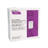 Cascades PRO Select® 1/8 Fold Dinner Napkin - White 12x250 Sheets