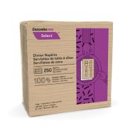 Cascades PRO Select® 1/8 Fold Dinner Napkin - Natural Tan 12x250 Sheets