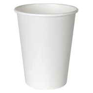 Hot Drink Paper Cup - White Single-Wall 1000/CS