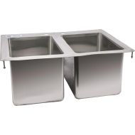 Two-Tub Drop-In Sink - Stainless Steel