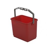 Square Cleaning Bucket - Red 3.78L