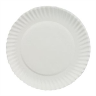 Economy Paper Plates - White 6" 1000/CS