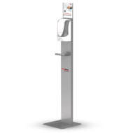 SCJ® Touch-Free Dispenser Stand - Silver (Dispenser Sold Separately)