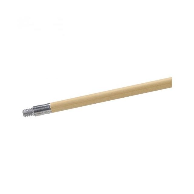 Lacquered Wood Handle w/ Steel Threading - 60"