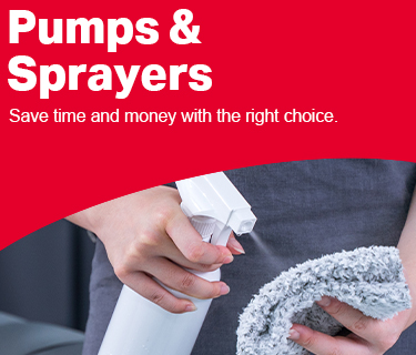Product Pumps and Sprayers Banner Mobile